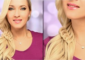 Easy Side Swept Hairstyles Braided Hairstyle for Everyday Cute and Easy Side Swept