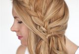 Easy Side Swept Hairstyles Easy Lace Braid the Side Swept Hairstyle Tutorial Hair