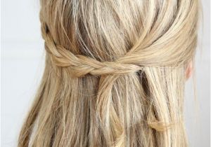 Easy Tie Up Hairstyles 20 Trendy Half Braided Hairstyles