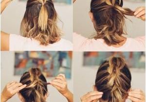 Easy Tied Up Hairstyles for Short Hair Lob Hairstyle