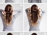 Easy Tied Up Hairstyles Simple Tied Up Hairstyles