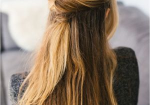 Easy to Do Down Hairstyles 15 Casual & Simple Hairstyles that are Half Up Half Down