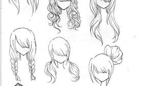 Easy to Draw Anime Hairstyles Draw Realistic Hair Xart Pinterest