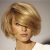 Easy to Maintain Bob Haircuts Easy to Maintain Blonde Bob with Diagonal Bangs