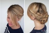 Easy Upstyle Hairstyles Hairstyle How to Easy Braided Updo Tutorial Hair Romance