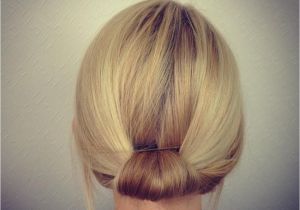 Easy Work Hairstyles for Short Hair Easy Bridal Work Updo for Short to Medium Hair