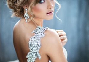Elegant Hairstyles for One Strap Dresses Bridal Makeup Wedding Makeup Natural Beautiful