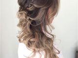 Elegant Romantic Hairstyles Half Up Loose Braid Avedaibw