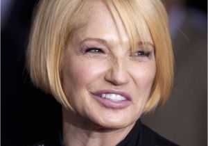 Ellen Barkin Bob Haircut Ellen Barkin S Well Cut Chin Length Bob with A Diagonal