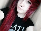 Emo Girl Hairstyles for Long Hair and Bangs Scene Hair Red Hair Scene Emo Emo Hair