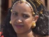 Ethnic Wedding Hairstyles Eritrean Lady at the Wedding Party