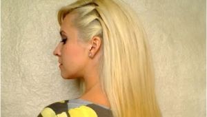 Everyday Hairstyles for Long Hair Youtube Cute Easy Party Hairstyle for Medium Hair Back to School Everyday