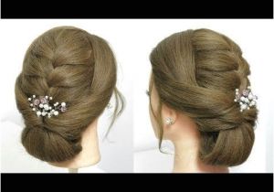 Everyday Hairstyles for Medium Hair Youtube Easy Everyday Hairstyle Simple Party Updo for Long Hair Tutorial