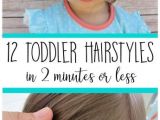 Everyday Hairstyles for toddlers 12 Must Have Easy toddler Hairstyles In Two Minutes or Less