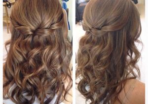 Everyday Hairstyles Half Up Half Up Half Down Hair with Curls Hair and Makeup