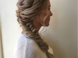 Everyday Hairstyles Office soft Sweet Braid to the Side