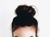 Everyday Hairstyles Tumblr Dark Brunette topknot Buns Casual Everyday Hair