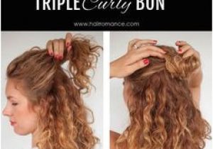Everyday Updo Hairstyles for Curly Hair 22 Best Curly Hair Buns Images