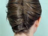 Everyday Updo Hairstyles for Short Hair A Simple French Twist for Short Hair Just because