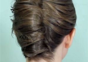 Everyday Updo Hairstyles for Short Hair A Simple French Twist for Short Hair Just because