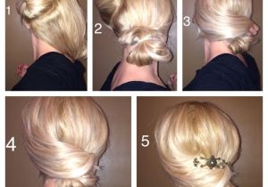 Fancy but Easy Hairstyles Easy Elegant Updo