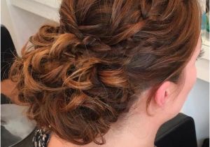 Fancy Hairstyles for Curly Hair 40 Most Delightful Prom Updos for Long Hair In 2018