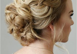 Fancy Side Braid Hairstyles Braid Embellished Updo