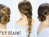 Fast and Easy Hairstyles for Wet Hair Quick Hairstyles for Wet Hair