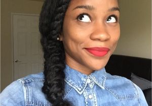 Fishtail Braid Hairstyles with Weave Fishtail Braid On Naturally Curly Hair I Wish I