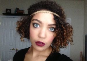 Flapper Girl Hairstyles Flapper Inspired Hairstyle On Naturally Curly Hair