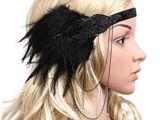 Flappers Hairstyles In the 1920s Babeyond 1920s Flapper Headband Roaring 20s Great Gatsby Headpiece