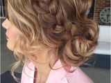 Formal French Braid Hairstyles French Braid Into A Messy Low Bun Prom Hair…