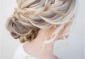 Formal Hairstyles Bun Braid Braid Bun Updo Wedding