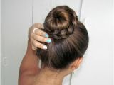 Formal Hairstyles Messy Bun sock Bun with Braid so Pretty Cositas Pinterest