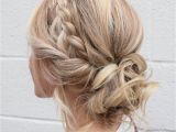Formal Hairstyles Messy Bun with Braid Pin by O D On Hair Makeup Pinterest