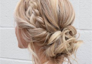 Formal Hairstyles Messy Bun with Braid Pin by O D On Hair Makeup Pinterest