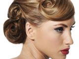 Formal Hairstyles Pulled to the Side Awesome Pin Curls I Like the Idea Of the Bangs Pulled Back and
