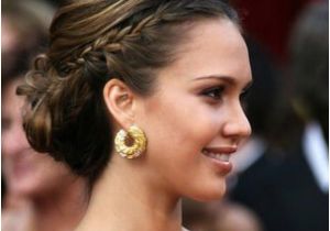 Formal Hairstyles Pulled to the Side Jessica Alba S French Braid Pulled Back Hair Styles