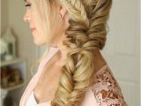 Formal Hairstyles Side Braid Long Hair Style Side Braid Fishtail Braid