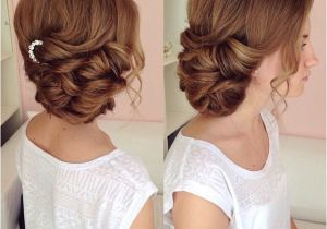 Formal Hairstyles Side Braid Side Swept Updo Draped Updo Wedding Hairstyles Bridal Hair Ideas