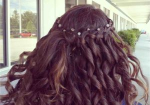 Formal Hairstyles with Braids and Curls Curly Hair Home Ing Ideas Pinterest Waterfall Long Hairstyles