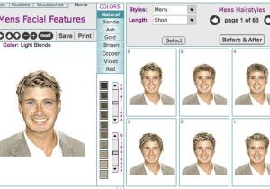 Free Virtual Hairstyles for Men Men S Virtual Hairstyle Makeovers Line tool