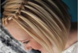 French Braid Hairstyles for Short Hair Waterfall Braid with Short Hair French Braided Hairstyles