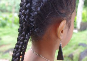 French Braid Hairstyles with Weave Braids & Hairstyles for Super Long Hair Micronesian Girl