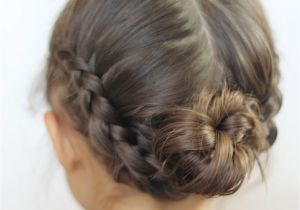 French Braid with Bun Hairstyles 16 toddler Hair Styles to Mix Up the Pony Tail and Simple Braids