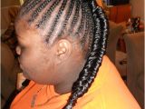 French Braid with Weave Hairstyles Hairstyles by Nadia Vissa Studios