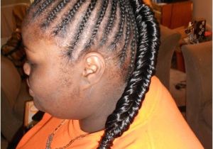 French Braid with Weave Hairstyles Hairstyles by Nadia Vissa Studios