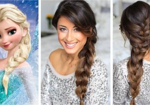 Frozen Hairstyles Design Frozen Elsa S Braid Hair Tutorial