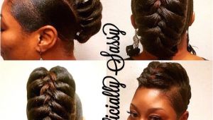 Gator Braid Hairstyle 17 Best Ideas About Black Hair Mohawk On Pinterest