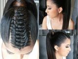 Gator Braid Hairstyle Ponytail Knotted Braid